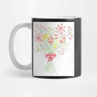 Happy bouquet of flowers Mug